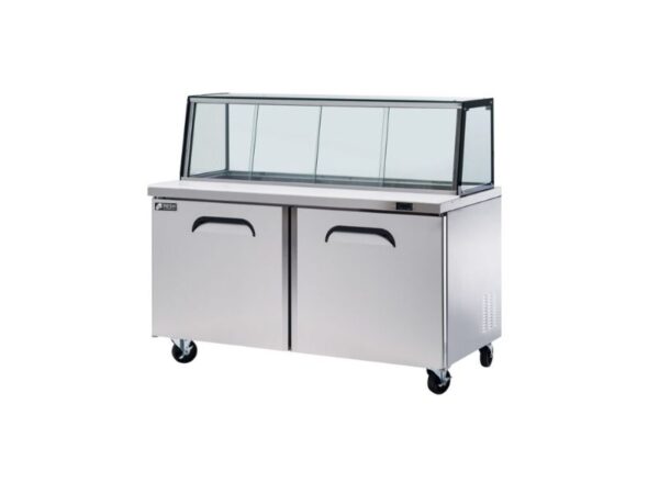 FRESH Glass Canopy Salad & Noodle Bar Fridge 2 Doors FSU-60GC