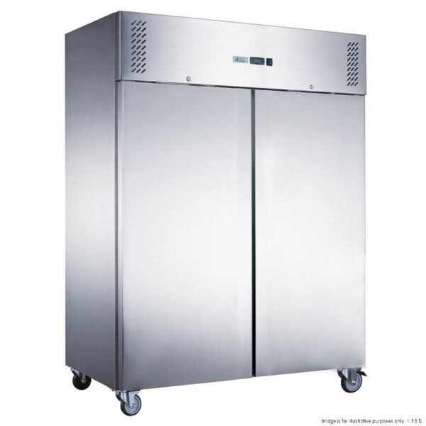 FED-X Double Door Upright Freezer 1200L, XURF1200SFV