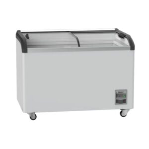 Thermaster Single Curved Glass Chest Freezer 386L, SD-406K