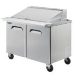 FRESH Megatop Sandwich Prep Fridge with 2 Doors, FMU-48