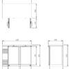 FRESH Narrow Back Bar Fridge 2 Glass Doors - Image 2