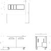 FRESH Refrigeration 2 Door Slide Top Prep Table Fridge FST-48 - Image 2