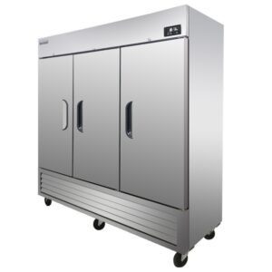 Fresh Bottom Mount upright fridge 3 Doors, FRB-72RS, commercial upright fridge, 3 door upright fridge for sale