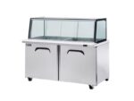 FRESH Glass Canopy Salad & Noodle Bar Fridge 2 Doors FMU-60GC