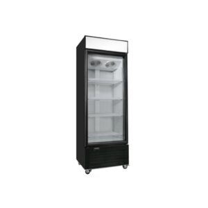 Austune DS Single Door Display Fridge 600mm with Lightbox AGR1-600LB