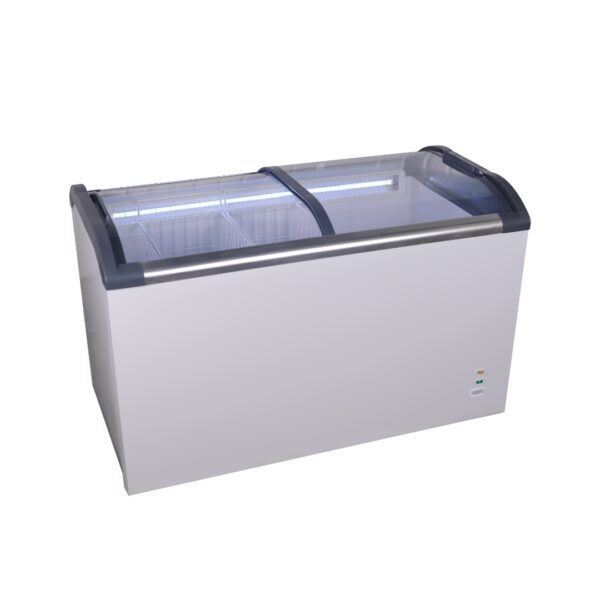 AUSTUNE Double curved Glass Chest Freezer ADQ-500