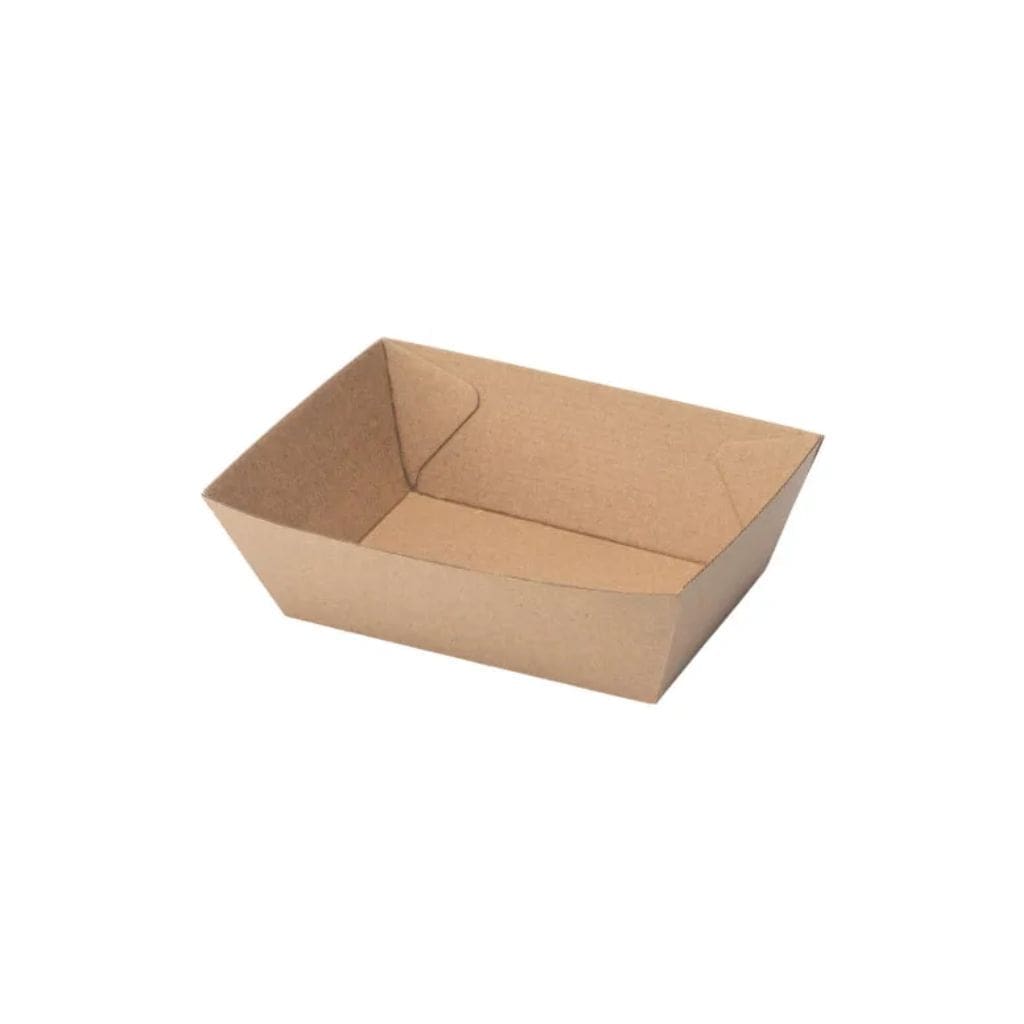 Small Brown Corrugated Tray #1 131x91x50mm (500pcs)