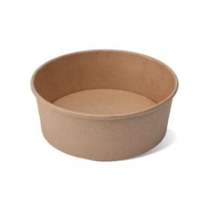 Brown Kraft Salad Bowl 1500ml