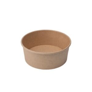 Brown Kraft 750ml Salad Bowl