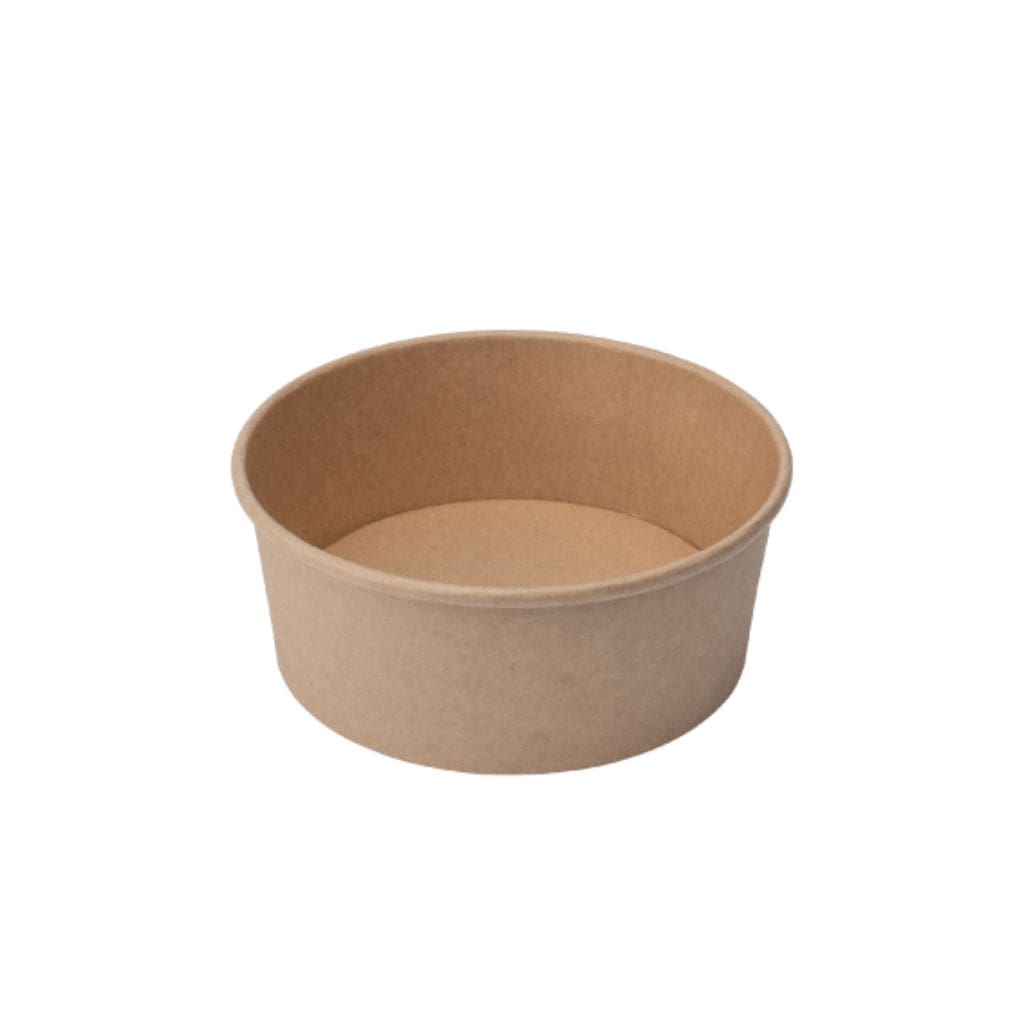 Brown Kraft 750ml Salad Bowl
