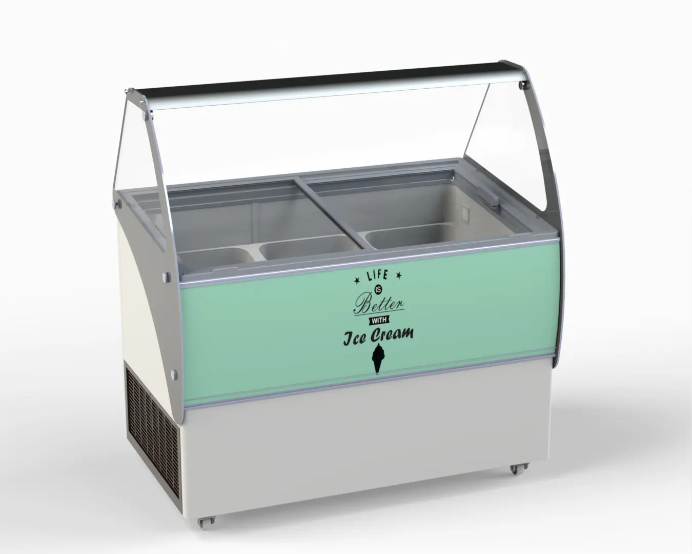 Cold Solutions 13 Tub Gelato Display Freezer, Cold Solutions 9 Tub Gelato Display Freezer