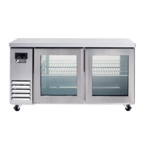 FRESH Underbench Fridge 2 Glass Doors 1500mm FT-1500RG, 2 door under bench fridge, 2 door under bench fridges for sale in sydney, 2 door under bench fridges australia, 2 door under bar fridge, 2 glass door under bench fridge for sale