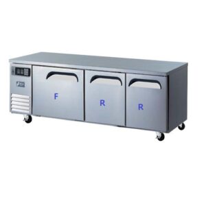 FRESH 3 Door Underbench Dual Temp Fridge, FT-1800RF