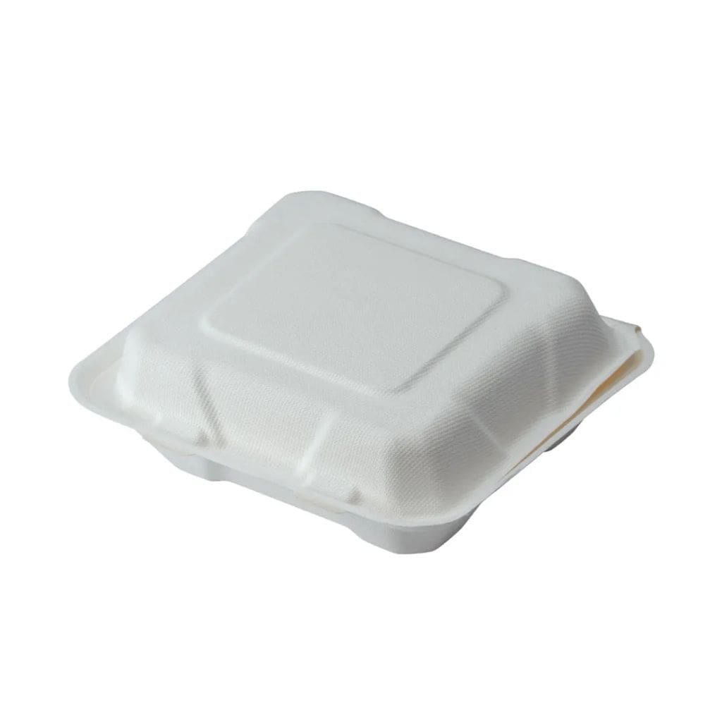 Sugarcane 8" Clamshell 900ml (200pcs)