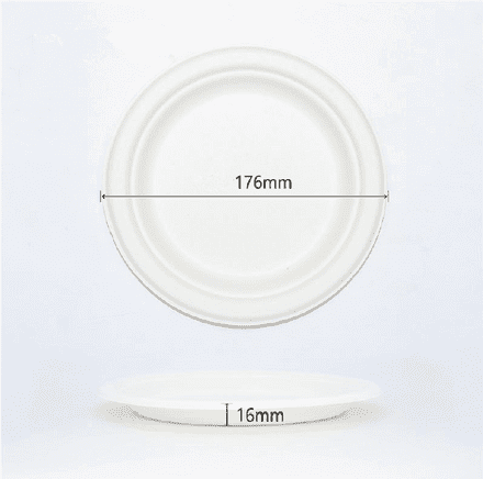 Sugarcane Bio 7" Round Plate (1000pcs)