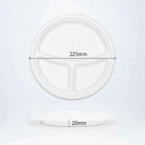 Sugarcane Bio 9" Round Plate (500pcs)