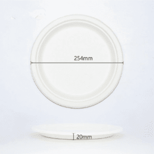 Sugarcane Bio 10" Round Plate (500pcs)