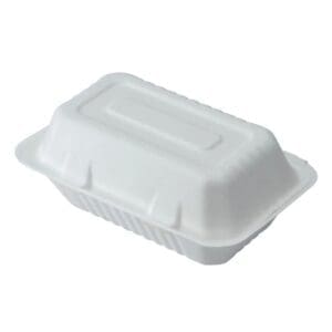 Sugarcane Clamshell Snack Box 900ml (250pcs)