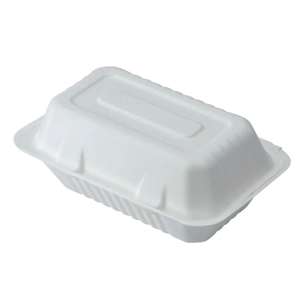 Sugarcane Clamshell Snack Box 900ml (250pcs)