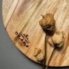round pizza cheese board