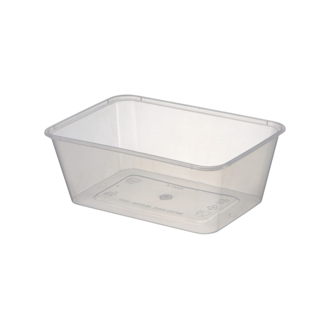 Fortune Pak 900ml Rectangular Takeaway Container (500pcs per Box)