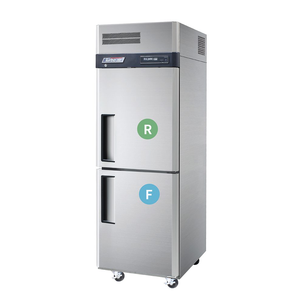 Turbo air Two Half Door Upright Dual Temperature Fridge | KRF25-2(HC)