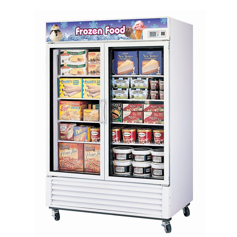 Turbo air glass upright freezer