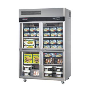 Turbo air Four half Glass Door Upright Freezer | KF45-4G(HC)