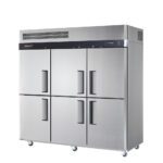 Turbo Air 6 Split Door Upright Fridge, KR65-6-N