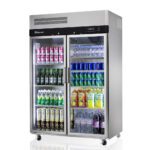 Turbo Air 2 Glass Door Upright Fridge, KR45-2G-N