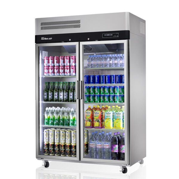 Turbo air Two Glass Door Upright Fridge | KR45-2G(HC)