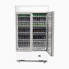 BROMIC GM1000LWCAS Display Fridge Cassette 2 Glass Door LED - Image 2