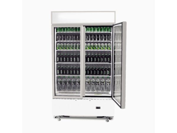 BROMIC GM1000LWCAS Display Fridge Cassette 2 Glass Door LED - Image 2