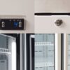 BROMIC GM1000LWCAS Display Fridge Cassette 2 Glass Door LED - Image 3