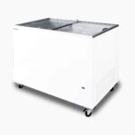 BROMIC Chest Freezer Flat Glass Top 401L, CF0400FTFG-NR