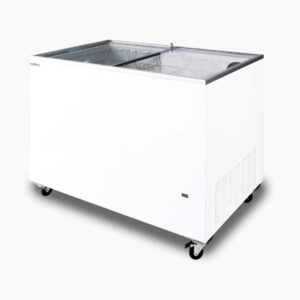 BROMIC Chest Freezer Flat Glass Top 401L, CF0400FTFG-NR