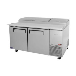 Turbo Air Two Door Pizza Prep Fridge, CTPR-67SD