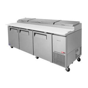 Turbo Air Three Door Pizza Prep Fridge, CTPR-93SD