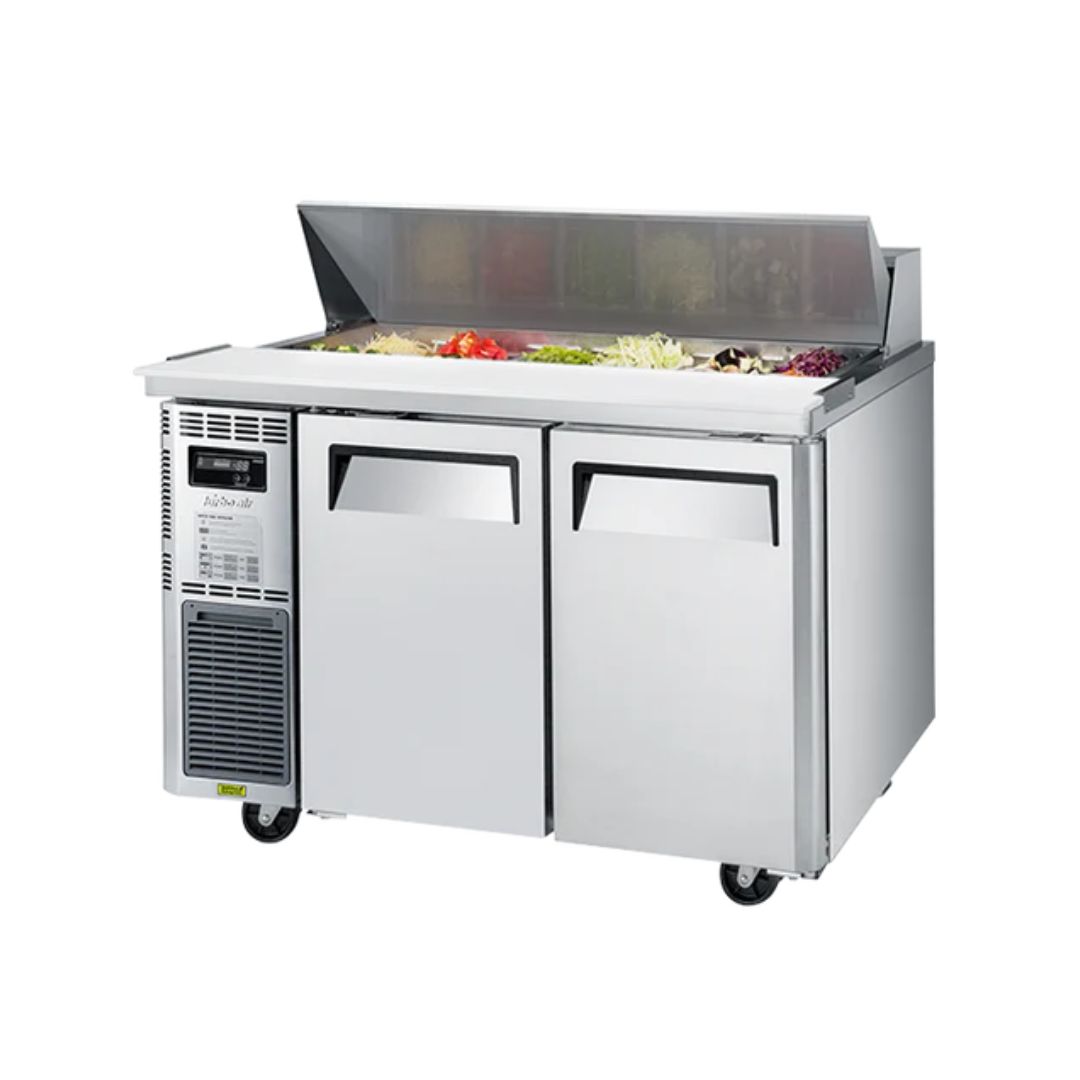 Turbo Air 2 Door Salad Prep Fridge 1200mm wide, KHR12-2-N