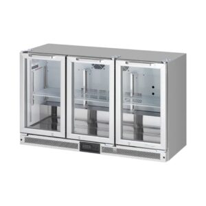 Turbo Air 3 Door Back Bar Fridge, TB13-8H-SWSSS-N