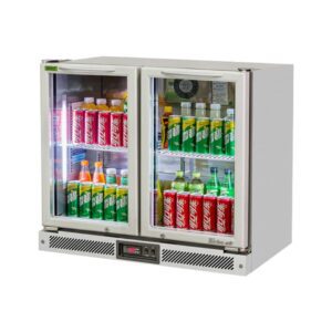 Turbo Air 2 Door Back Bar Fridge, TB9-8H-SWSSS-N