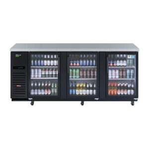 Turbo Air 3 Door Back Bar Fridge, TBB-4SGD