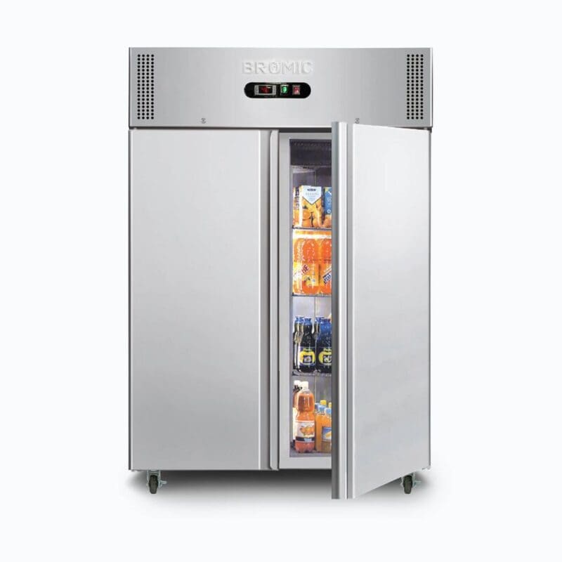 Bromic 2 door upright commercial fridge
