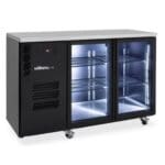 Williams Cameo 2 Glass Door Back Bar Fridge HC2UGBHC