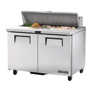 True Salad Prep Counter 2 doors - 12x1/6 GN pan top CC234-A