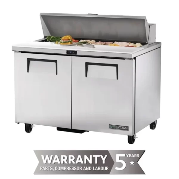 True Salad Prep Counter 2 doors - 12x1/6 GN pan top CC234-A