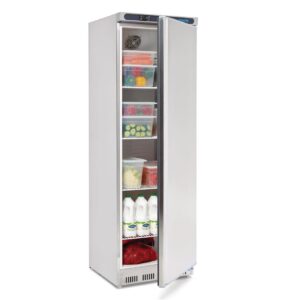 Polar C-Series Upright Fridge 400Ltr stainless steel