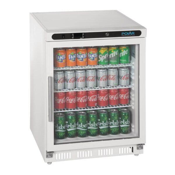 Polar C-Series Under Counter Display Fridge White 150Ltr CD086-A