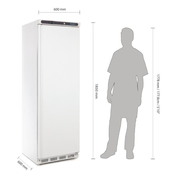 Polar C-Series Upright Fridge 400Ltr white