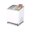 BROMIC Display Chest Freezer with single angled top glass, bromic chest freezer with 176 litre capacity, Bromic CF0200ATCG-NR